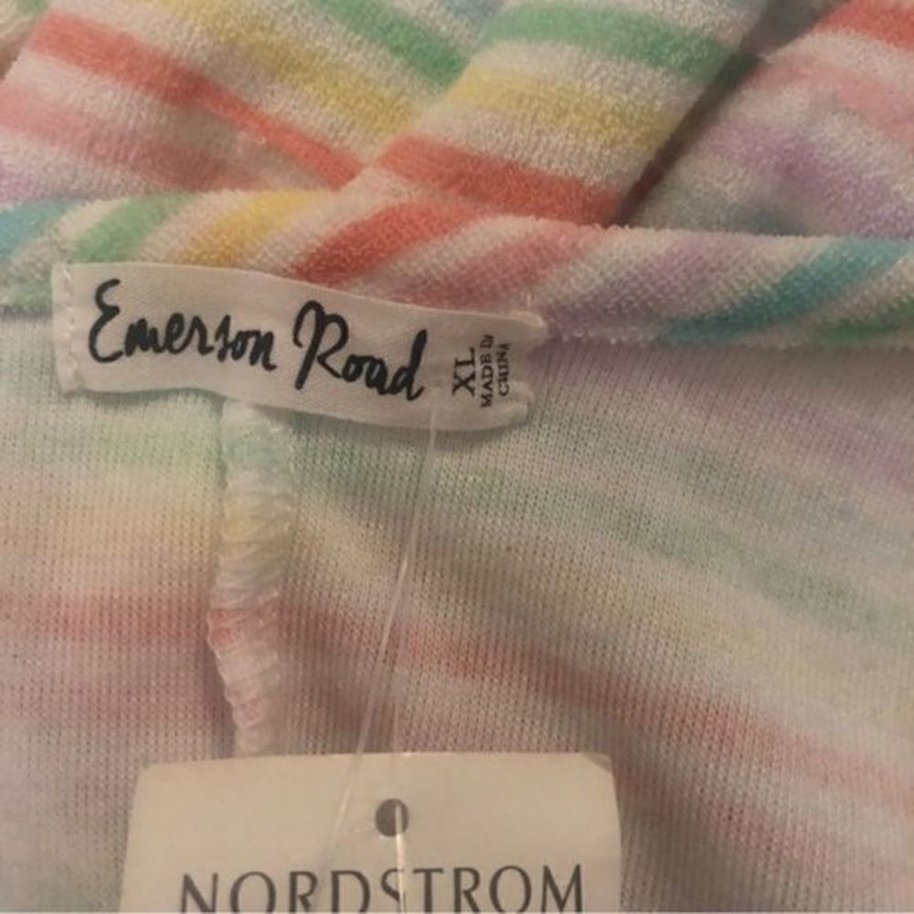 NEW!‎ Emerson Road Terry Rainbow Editorial Stripe  Romper Jumper - Picture 5 of 5